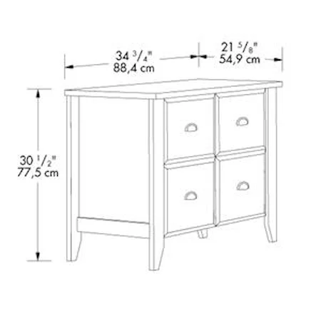Lateral File Cabinet with Doors